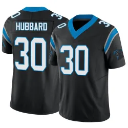 Chuba Hubbard Carolina Panthers Limited Men's Vapor F.U.S.E. Jersey (Black)