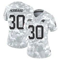 Chuba Hubbard Carolina Panthers Limited Women's 2024 Salute to Service Jersey (Arctic Camo)