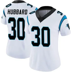 Chuba Hubbard Carolina Panthers Limited Women's Vapor Untouchable Jersey (White)