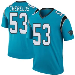 Claudin Cherelus Carolina Panthers Legend Men's Color Rush Jersey (Blue)