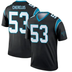 Claudin Cherelus Carolina Panthers Legend Men's Jersey (Black)