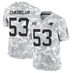 Claudin Cherelus Carolina Panthers Limited Men's 2024 Salute to Service Jersey (Arctic Camo)