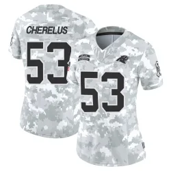 Claudin Cherelus Carolina Panthers Limited Women's 2024 Salute to Service Jersey (Arctic Camo)