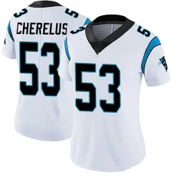 Claudin Cherelus Carolina Panthers Limited Women's Vapor Untouchable Jersey (White)