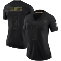 Colin Granger Carolina Panthers Limited Women's 2020 Salute To Service Jersey (Black)