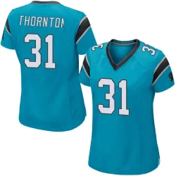 Corey Thornton Carolina Panthers Game Women's Alternate Jersey (Blue)