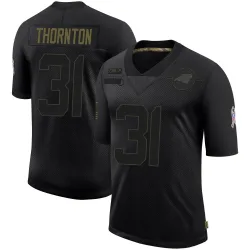 Corey Thornton Carolina Panthers Limited Men's 2020 Salute To Service Jersey (Black)