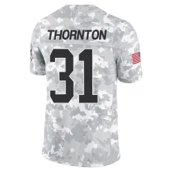 Corey Thornton Carolina Panthers Limited Men's 2024 Salute to Service Jersey (Arctic Camo)
