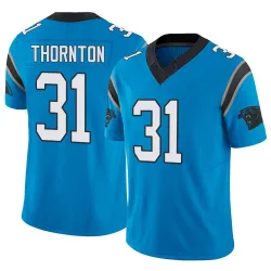 Corey Thornton Carolina Panthers Limited Men's Vapor F.U.S.E. Jersey (Blue)