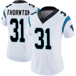 Corey Thornton Carolina Panthers Limited Women's Vapor Untouchable Jersey (White)
