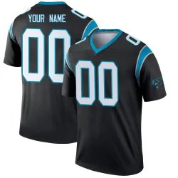 Custom Carolina Panthers Legend Men's Jersey (Black)