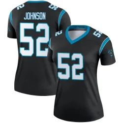DJ Johnson Carolina Panthers Legend Women's Jersey (Black)