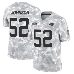 DJ Johnson Carolina Panthers Limited Men's 2024 Salute to Service Jersey (Arctic Camo)