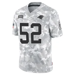 DJ Johnson Carolina Panthers Limited Men's 2024 Salute to Service Jersey (Arctic Camo)