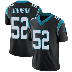 DJ Johnson Carolina Panthers Limited Men's Team Color Vapor Untouchable Jersey (Black)