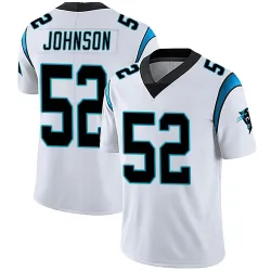 DJ Johnson Carolina Panthers Limited Men's Vapor Untouchable Jersey (White)