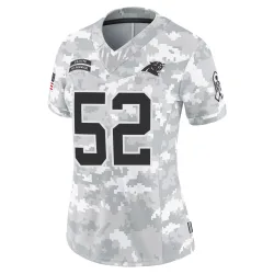 DJ Johnson Carolina Panthers Limited Women's 2024 Salute to Service Jersey (Arctic Camo)