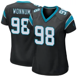 D.J. Wonnum Carolina Panthers Game Women's Team Color Jersey (Black)