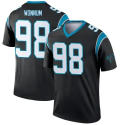 D.J. Wonnum Carolina Panthers Legend Men's Jersey (Black)