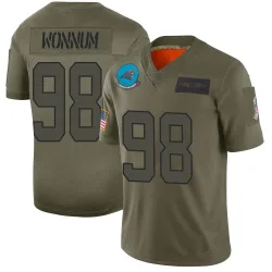 D.J. Wonnum Carolina Panthers Limited Men's 2019 Salute to Service Jersey (Camo)