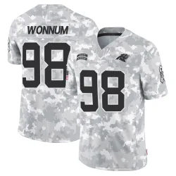 D.J. Wonnum Carolina Panthers Limited Men's 2024 Salute to Service Jersey (Arctic Camo)