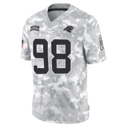 D.J. Wonnum Carolina Panthers Limited Men's 2024 Salute to Service Jersey (Arctic Camo)