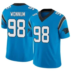 D.J. Wonnum Carolina Panthers Limited Men's Vapor F.U.S.E. Jersey (Blue)