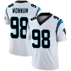 D.J. Wonnum Carolina Panthers Limited Men's Vapor Untouchable Jersey (White)