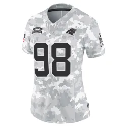 D.J. Wonnum Carolina Panthers Limited Women's 2024 Salute to Service Jersey (Arctic Camo)