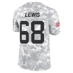 Damien Lewis Carolina Panthers Limited Men's 2024 Salute to Service Jersey (Arctic Camo)
