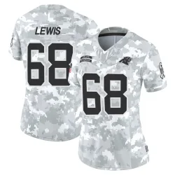 Damien Lewis Carolina Panthers Limited Women's 2024 Salute to Service Jersey (Arctic Camo)
