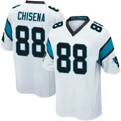 Dan Chisena Carolina Panthers Game Men's Jersey (White)