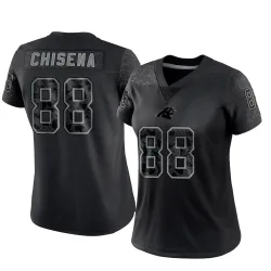 Dan Chisena Carolina Panthers Limited Women's Reflective Jersey (Black)