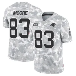 David Moore Carolina Panthers Limited Men's 2024 Salute to Service Jersey (Arctic Camo)