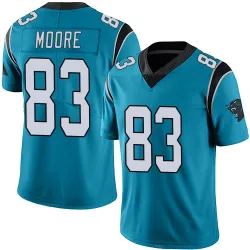 David Moore Carolina Panthers Limited Men's Alternate Vapor Untouchable Jersey (Blue)