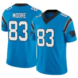 David Moore Carolina Panthers Limited Men's Vapor F.U.S.E. Jersey (Blue)