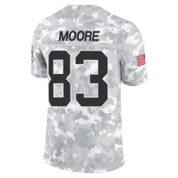 David Moore Carolina Panthers Limited Youth 2024 Salute to Service Jersey (Arctic Camo)