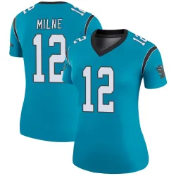 Dax Milne Carolina Panthers Legend Women's Color Rush Jersey (Blue)