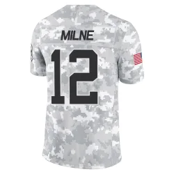 Dax Milne Carolina Panthers Limited Men's 2024 Salute to Service Jersey (Arctic Camo)