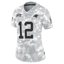 Dax Milne Carolina Panthers Limited Women's 2024 Salute to Service Jersey (Arctic Camo)