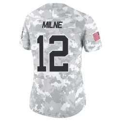 Dax Milne Carolina Panthers Limited Women's 2024 Salute to Service Jersey (Arctic Camo)