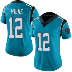 Dax Milne Carolina Panthers Limited Women's Alternate Vapor Untouchable Jersey (Blue)