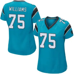 DeShawn Williams Carolina Panthers Game Women's Alternate Jersey (Blue)