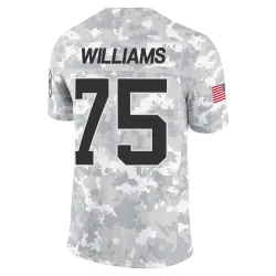 DeShawn Williams Carolina Panthers Limited Men's 2024 Salute to Service Jersey (Arctic Camo)