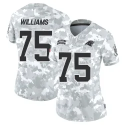 DeShawn Williams Carolina Panthers Limited Women's 2024 Salute to Service Jersey (Arctic Camo)