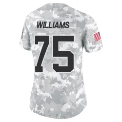 DeShawn Williams Carolina Panthers Limited Women's 2024 Salute to Service Jersey (Arctic Camo)