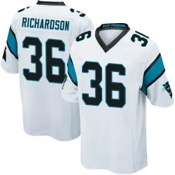 Demani Richardson Carolina Panthers Game Men's Jersey (White)