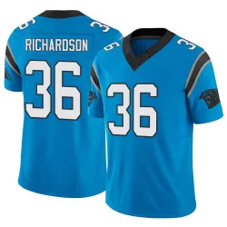 Demani Richardson Carolina Panthers Limited Men's Vapor F.U.S.E. Jersey (Blue)
