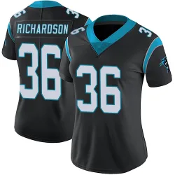 Demani Richardson Carolina Panthers Limited Women's Team Color Vapor Untouchable Jersey (Black)