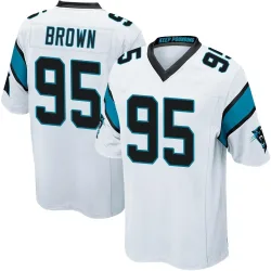 Derrick Brown Carolina Panthers Game Youth Jersey (White)